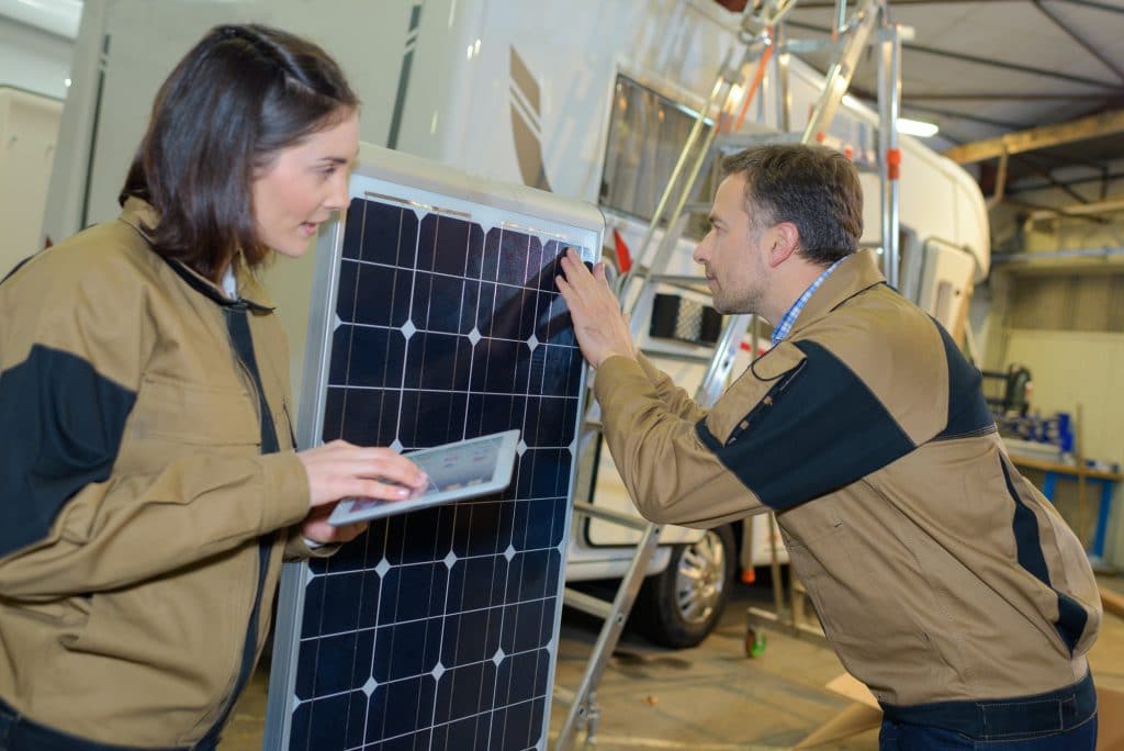 solar panel for the camper van