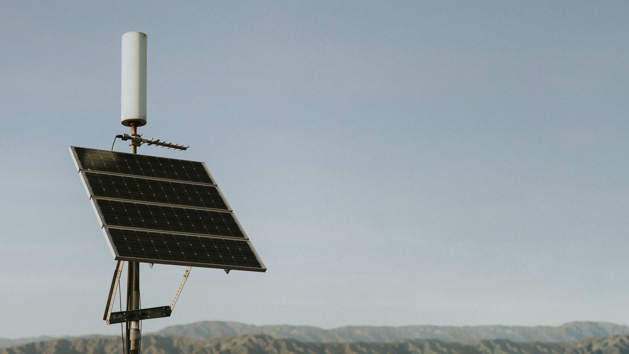 Solar panels in the Californian desert
